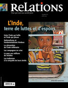 Couverture du livre « Relations. No. 773, Juillet-Août 2014 » de Pierre Gaudreau aux éditions Centre Justice Et Foi