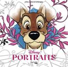 Couverture du livre « P'tits carrés art-thérapie ; portraits » de Disney aux éditions Hachette Pratique