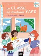 Couverture du livre « La classe de madame Pafo t.6 : le chat de l'école » de Sophie Laroche et Lili La Baleine et Stephanie Fau aux éditions Hatier