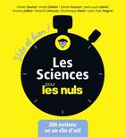 Couverture du livre « Les sciences pour les nuls » de  aux éditions First