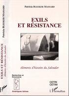 Couverture du livre « Exils et resistance » de Bleeker Massard aux éditions L'harmattan