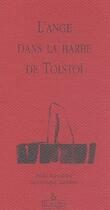 Couverture du livre « L'ange dans la barbe de Tolstoï » de Dominique Baudon et Eddy Devolder aux éditions Esperluete