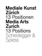 Couverture du livre « Media arts zurich /anglais/allemand » de Departement Art & Me aux éditions Scheidegger