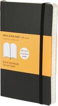 Couverture du livre « Carnet ligne - format de poche - couverture souple noire » de Moleskine aux éditions Moleskine