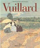 Couverture du livre « Vuillard ; catalogue critique des peintures et pastels » de Antoine Salomon et Guy Cogeval aux éditions Skira