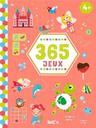 Couverture du livre « 365 jeux (filles) » de  aux éditions Le Ballon