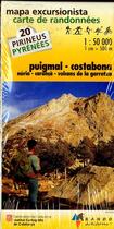 Couverture du livre « 20 puigmal/costabona 1/50.000 » de  aux éditions Rando