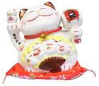 Couverture du livre « Chat maneki neko porte-bonheur protection tirelire ceramique - 22 cm » de  aux éditions Dg-exodif