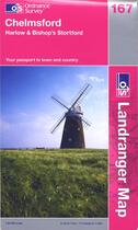 Couverture du livre « Chelmsford harlow & bishop » de  aux éditions Ordnance Survey