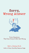 Couverture du livre « Sorry, Wrong Answer » de Evans Rod L aux éditions Penguin Group Us