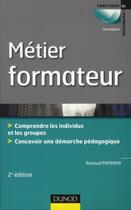 Couverture du livre « Métier formateur (2e édition) » de Renaud Pommier aux éditions Dunod