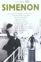 Couverture du livre « Tout simenon tome 25 (centenaire) - vol25 » de Georges Simenon aux éditions Omnibus