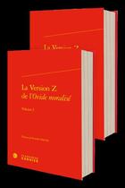 Couverture du livre « La version Z de l'Ovide moralisé » de Prunelle Deleville aux éditions Classiques Garnier