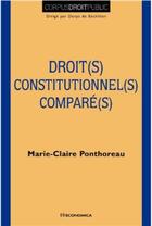 Couverture du livre « Droits constitutionnels comparés (2e édition) » de Marie-Claire Ponthoreau aux éditions Economica