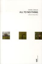 Couverture du livre « All to no-thing » de Daniel Giraud aux éditions Fage