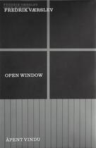 Couverture du livre « Open window » de Fredrik VÆRslev aux éditions Mousse Publishing