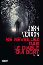 Couverture du livre « Ne réveillez pas le diable qui dort » de John Verdon aux éditions Grasset