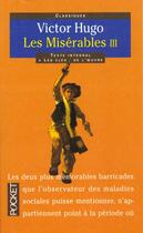Couverture du livre « Les misérables t.3 » de Victor Hugo aux éditions Pocket