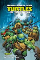 Couverture du livre « Les Tortues Ninja - TMNT Tome 7 : l'attaque sur le technodrome » de Kevin Eastman et Tom Waltz et Cory Smith aux éditions Hicomics