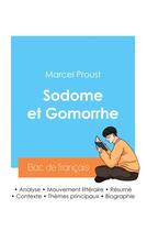 Couverture du livre « Réussir son Bac de français 2024 : Analyse de Sodome et Gomorrhe de Marcel Proust » de Marcel Proust aux éditions Bac De Francais