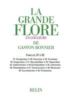 Couverture du livre « La grande flore ; familles 37 à 50 » de Gaston Bonnier aux éditions Belin