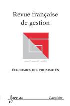 Couverture du livre « Economies des proximites (revue francaise de gestion volume37 n. 213/avril 2011) » de  aux éditions Hermes Science Publications