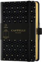 Couverture du livre « Carnet copper and gold poche uni honeycomb gold » de Castelli aux éditions Castelli Milano