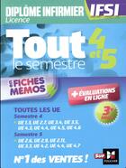 Couverture du livre « Tout le semestre 4 & 5 en fiches mémos & QCM ; dei - IFSI - entraînement et révision (3e édition) » de Kamel Abbadi aux éditions Foucher