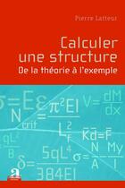 Couverture du livre « Calculer une structure : de la théorie à l'exemple » de Pierre Latteur aux éditions Academia