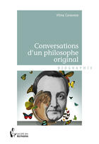 Couverture du livre « Conversations d'un philosophe original » de Vilma Canavese aux éditions Societe Des Ecrivains