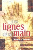 Couverture du livre « Les lignes de la main » de Patrice Farnier aux éditions Anagramme