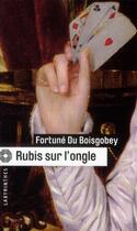 Couverture du livre « Rubis sur l'ongle » de Fortune Du Boisgobey aux éditions Editions Du Masque