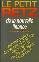 Couverture du livre « Le petit Retz de la nouvelle finance » de Sophie Rack D'Avezac aux éditions Retz