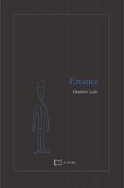 Couverture du livre « Errance » de Vladimir Lulic aux éditions Icasore