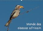 Couverture du livre « Monde des oiseaux africain calendrier mural 2019 din a2 horizontal - des portraits d oiseau fascina » de Wolf Gerald aux éditions Calvendo
