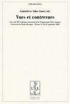 Couverture du livre « Vues et contrevues » de Gabrielle Le Tallec-Lloret aux éditions Lambert-lucas