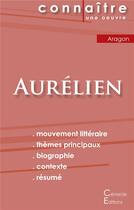 Couverture du livre « Aurélien, de Louis Aragon » de  aux éditions Editions Du Cenacle