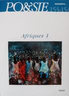 Couverture du livre « POESIE N.153 ; t.154 ; Afrique » de Poesie aux éditions Belin
