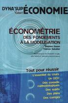 Couverture du livre « Économétrie ; des fondements à la modélisation » de Stephen Bazen et Mareva Sabatier aux éditions Vuibert