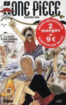 Couverture du livre « One Piece : Tome 1 et Tome 2 » de Eiichiro Oda aux éditions Glenat