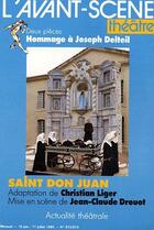 Couverture du livre « Saint don juan » de Liger Christian aux éditions Avant-scene Theatre