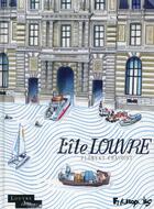 Couverture du livre « L'île Louvre » de Florent Chavouet aux éditions Futuropolis