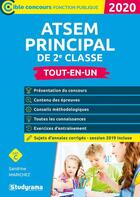 Couverture du livre « ATSEM principal de 2e classe (édition 2020) » de Sandrine Marichez aux éditions Studyrama