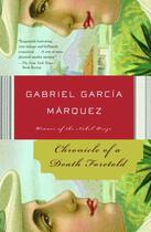 Couverture du livre « Chronicle of a death foretold » de Gabriel Garcia Marquez aux éditions Adult Pbs