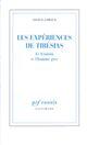 Couverture du livre « Les experiences de tiresias - le feminin et l'homme grec » de Nicole Loraux aux éditions Gallimard (patrimoine Numerise)