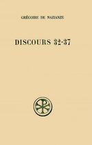 Couverture du livre « Discours 32-37 » de  aux éditions Cerf