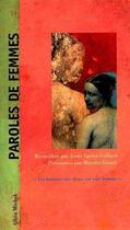 Couverture du livre « Paroles de femmes » de J. Lartet-Geffard et C. Poizat aux éditions Albin Michel