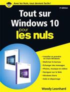 Couverture du livre « Tout sur Windows 10 pour les nuls (3e édition) » de Woody Leonhard aux éditions First Interactive