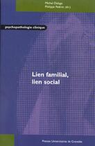 Couverture du livre « Lien familial, lien social » de  aux éditions Pu De Grenoble