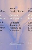 Couverture du livre « Corps en tous genres » de Anne Fausto-Sterling aux éditions La Decouverte